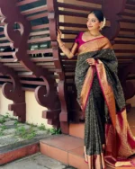 Banarasi Silk Saree Ideal for Women, special collection for festival and merrage. - Image 3