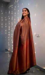 Premium Women's Jacquard Banarasi Silk Saree Ideal for Weddings & Festivals. - Image 4