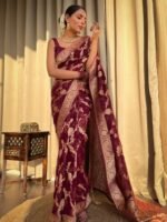 saree for women in festival season and function. - Image 2