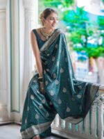 Banarasi Silk Saree Ideal for Women, special collection for festival and merrage. - Image 8