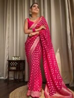 saree for women in festival season and function. - Image 6