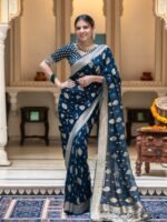 saree for women in festival season and function. - Image 5