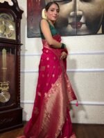 saree for women in festival season and function. - Image 4