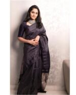 Premium Women's Jacquard Banarasi Silk Saree Ideal for Weddings & Festivals. - Image 3
