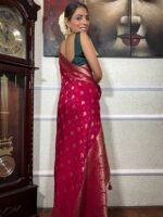 saree for women in festival season and function. - Image 6