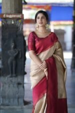 Premium Women's Jacquard Banarasi Silk Saree Ideal for Weddings & Festivals. - Image 2