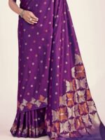 Banarasi Silk Saree Ideal for Women, special collection for festival and merrage. - Image 8