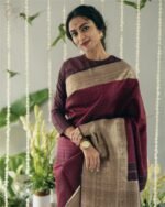 Banarasi Silk Saree Ideal for Women, special collection for festival and merrage. - Image 10