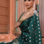 Premium Women's Jacquard Banarasi Silk Saree Ideal for Weddings & Festivals.