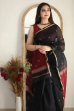 Premium Women's Jacquard Banarasi Silk Saree Ideal for Weddings & Festivals. - Image 16