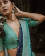 Premium Women's Jacquard Banarasi Silk Saree Ideal for Weddings & Festivals. - Image 8