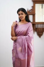 Premium Women's Jacquard Banarasi Silk Saree Ideal for Weddings & Festivals.