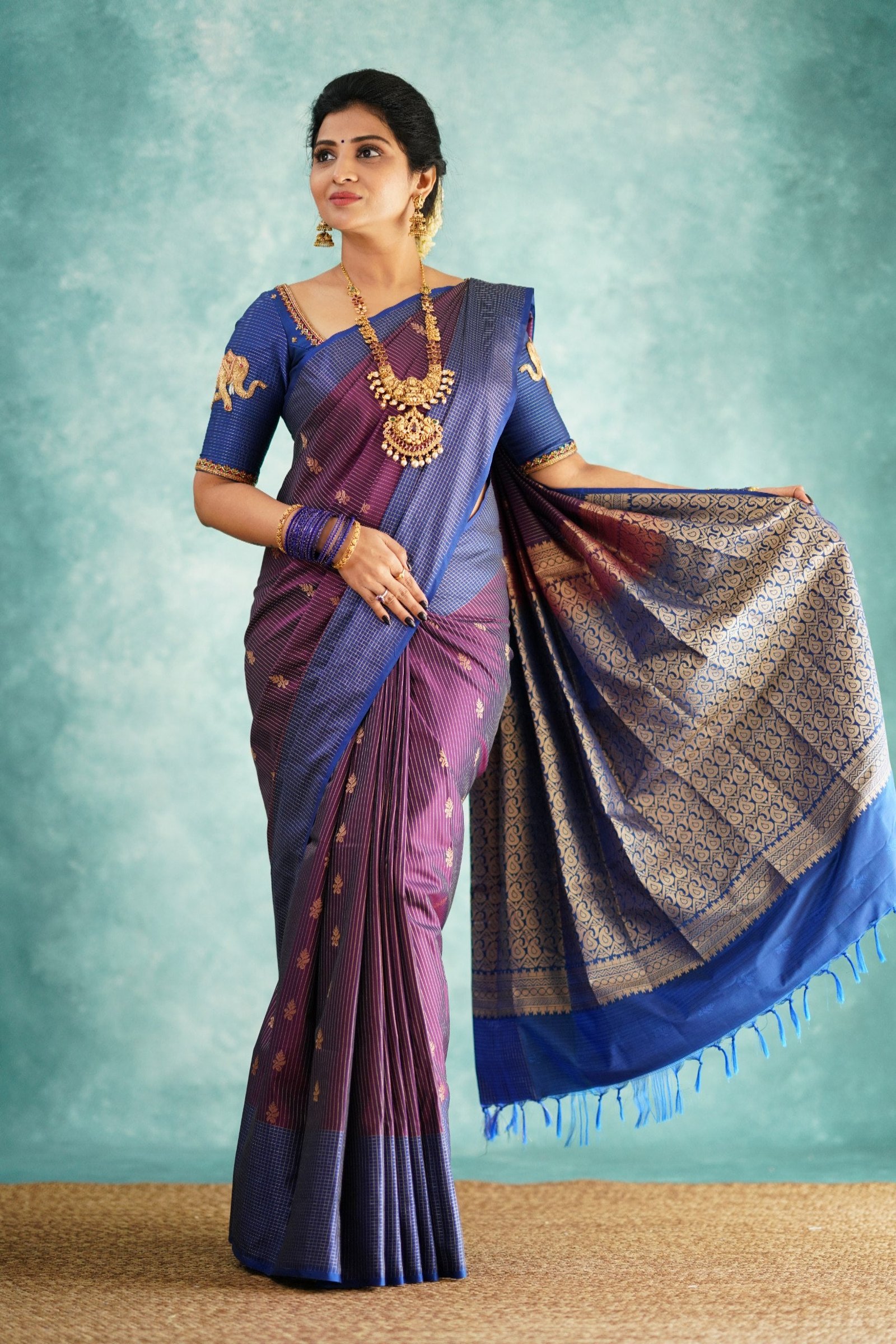 6 - Copy (2) Banarasi Silk Saree Ideal for Women, special collection for festival and merrage. - Image 1