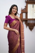 Premium Women's Jacquard Banarasi Silk Saree Ideal for Weddings & Festivals. - Image 8