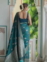Banarasi Silk Saree Ideal for Women, special collection for festival and merrage. - Image 9
