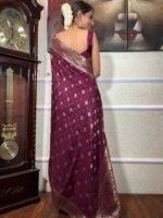 saree for women in festival season and function. - Image 5