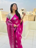 Banarasi Silk Saree Ideal for Weddings & Festivals. - Image 3