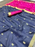 Premium Women's Jacquard Banarasi Silk Saree Ideal for Weddings & Festivals. - Image 2