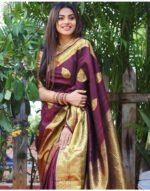 Premium Women's Jacquard Banarasi Silk Saree Ideal for Weddings & Festivals. - Image 2