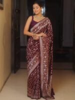 saree for women in festival season and function. - Image 6