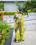 Premium Women's Jacquard Banarasi Silk Saree Ideal for Weddings & Festivals. - Image 2