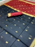 Premium Women's Jacquard Banarasi Silk Saree Ideal for Weddings & Festivals. - Image 5