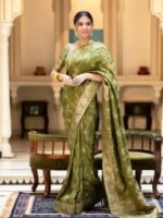 Banarasi Silk Saree Ideal for Women, special collection for festival and merrage. - Image 2