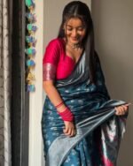 saree for women in festival season and function. - Image 4