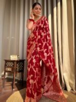 saree for women in festival season and function. - Image 3