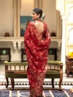 Banarasi Silk Saree Ideal for Women, special collection for festival and merrage. - Image 11