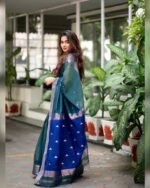 Premium Women's Jacquard Banarasi Silk Saree Ideal for Weddings & Festivals. - Image 6