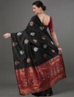 Premium Women's Jacquard Banarasi Silk Saree Ideal for Weddings & Festivals. - Image 2