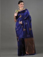 Premium Women's Jacquard Banarasi Silk Saree Ideal for Weddings & Festivals. - Image 2