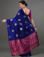Premium Women's Jacquard Banarasi Silk Saree Ideal for Weddings & Festivals. - Image 2