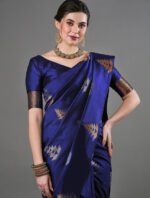 Premium Women's Jacquard Banarasi Silk Saree Ideal for Weddings & Festivals.