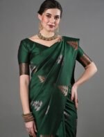 Premium Women's Jacquard Banarasi Silk Saree Ideal for Weddings & Festivals.