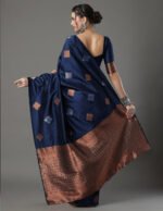 Premium Women's Jacquard Banarasi Silk Saree Ideal for Weddings & Festivals. - Image 2