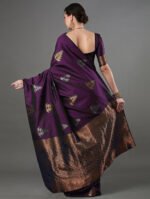Premium Women's Jacquard Banarasi Silk Saree Ideal for Weddings & Festivals. - Image 4