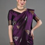 Premium Women's Jacquard Banarasi Silk Saree Ideal for Weddings & Festivals.