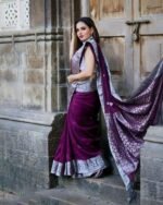 saree for women in festival season and function. - Image 6
